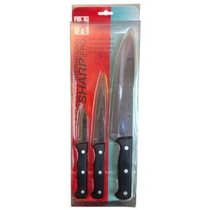 Henckels International | Eversharp Pro | 3pc Knife Set | Stainless Steel | NEW